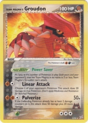 Team Magma's Groudon 9/95 Non-Holo Promo - Theme Deck Exclusive